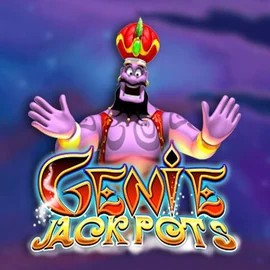 Official Jackpots logo: Genie Jackpots by Blueprint Gaming at Magius Casino
