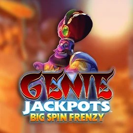 Genie Jackpots: Big Spin Frenzy slot logo by Blueprint Gaming at Magius Casino