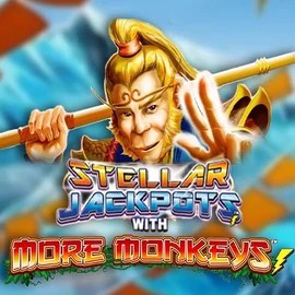 Stellar Jackpots with More Monkeys game by Lightning Box Game – logo hosted on Magius Casino